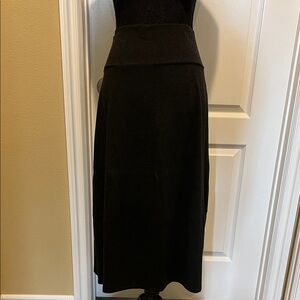 Eileen Fisher Classic Black Midi Skirt